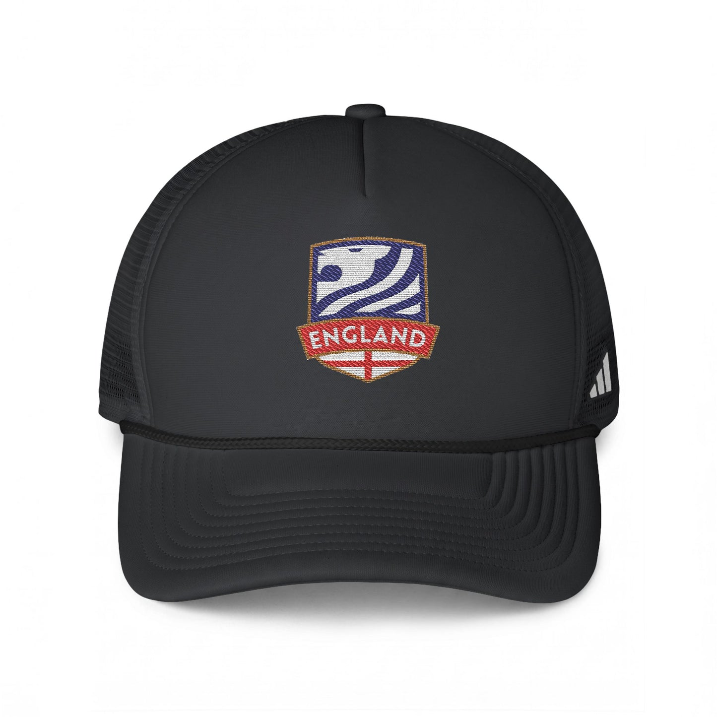 England Crest Trucker Hat – Vintage Soccer Patch Cap