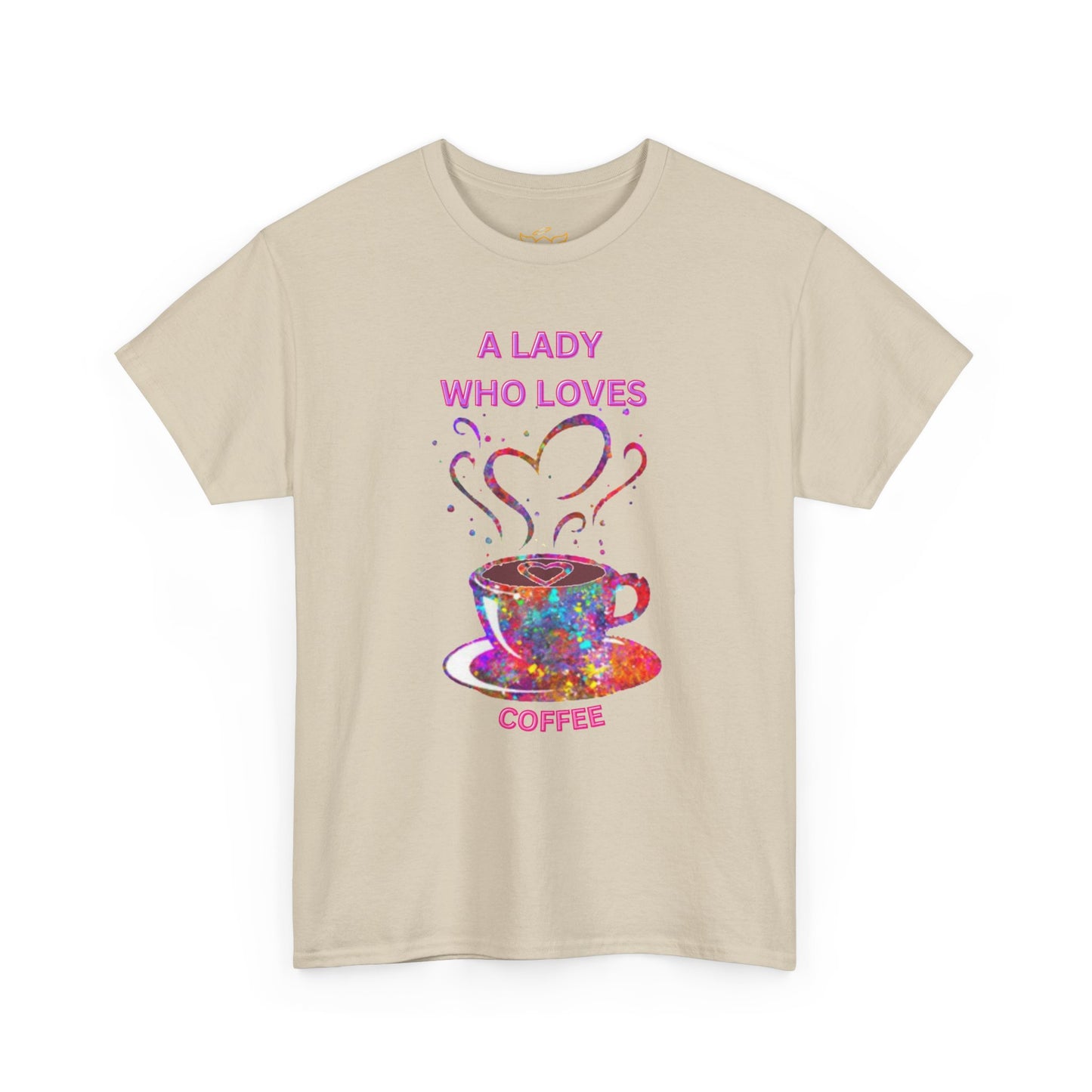 Coffee Lover Cotton Tee - For Women Who Love Coffee