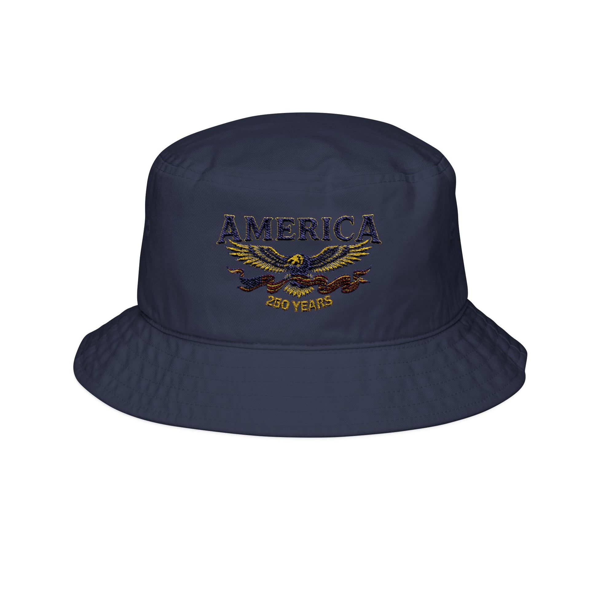 USA 250th Embroidered Eagle Bucket Hat —  USA 250th ANNIVERSARY Bucket Hat - Trending Novelties & Gifts