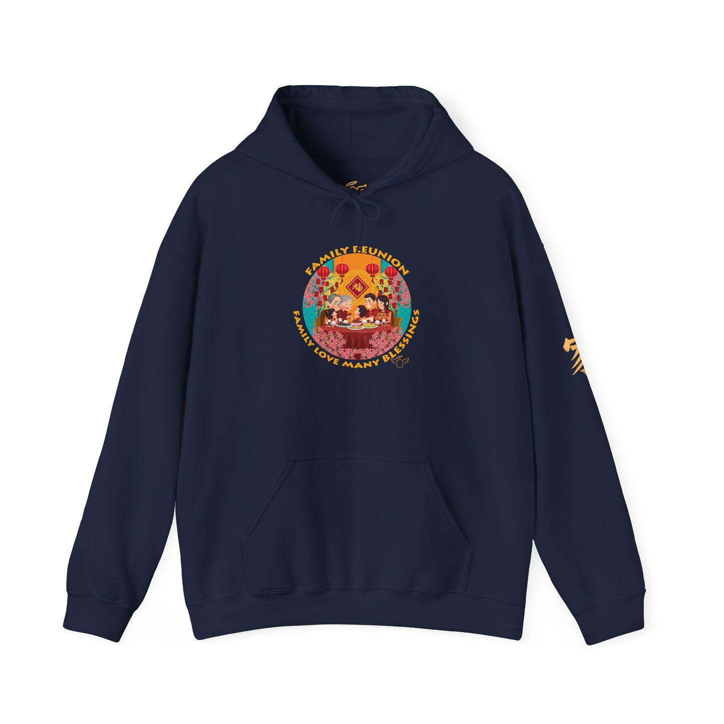 Family Reunion Hoodie – 'Love Brings Us Together' Chinese New Year Novelty Tee