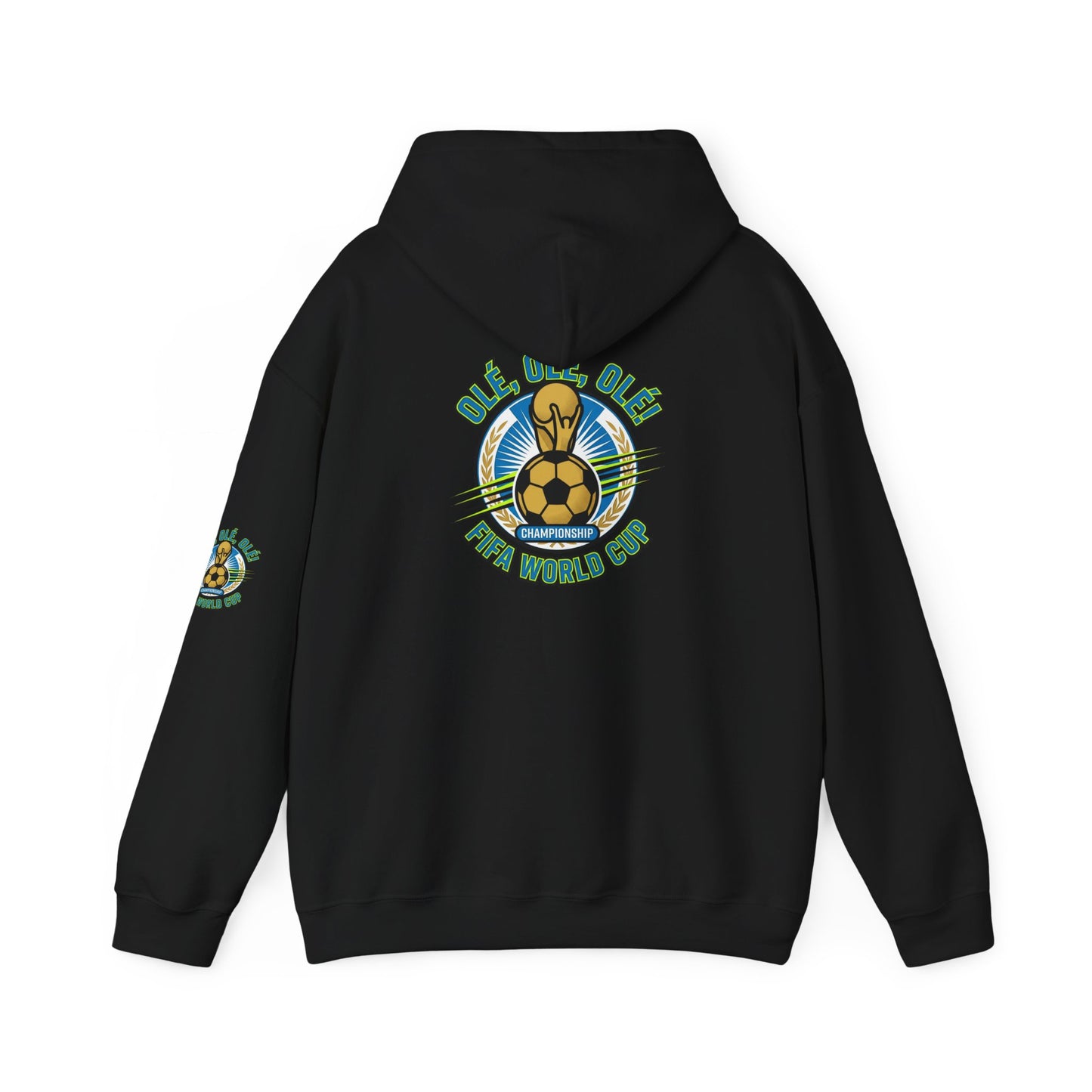 Soccer Champions Graphic Hoodie — World Cup Vintage Trophy Design Hoodie - Trending Novelties & Gifts