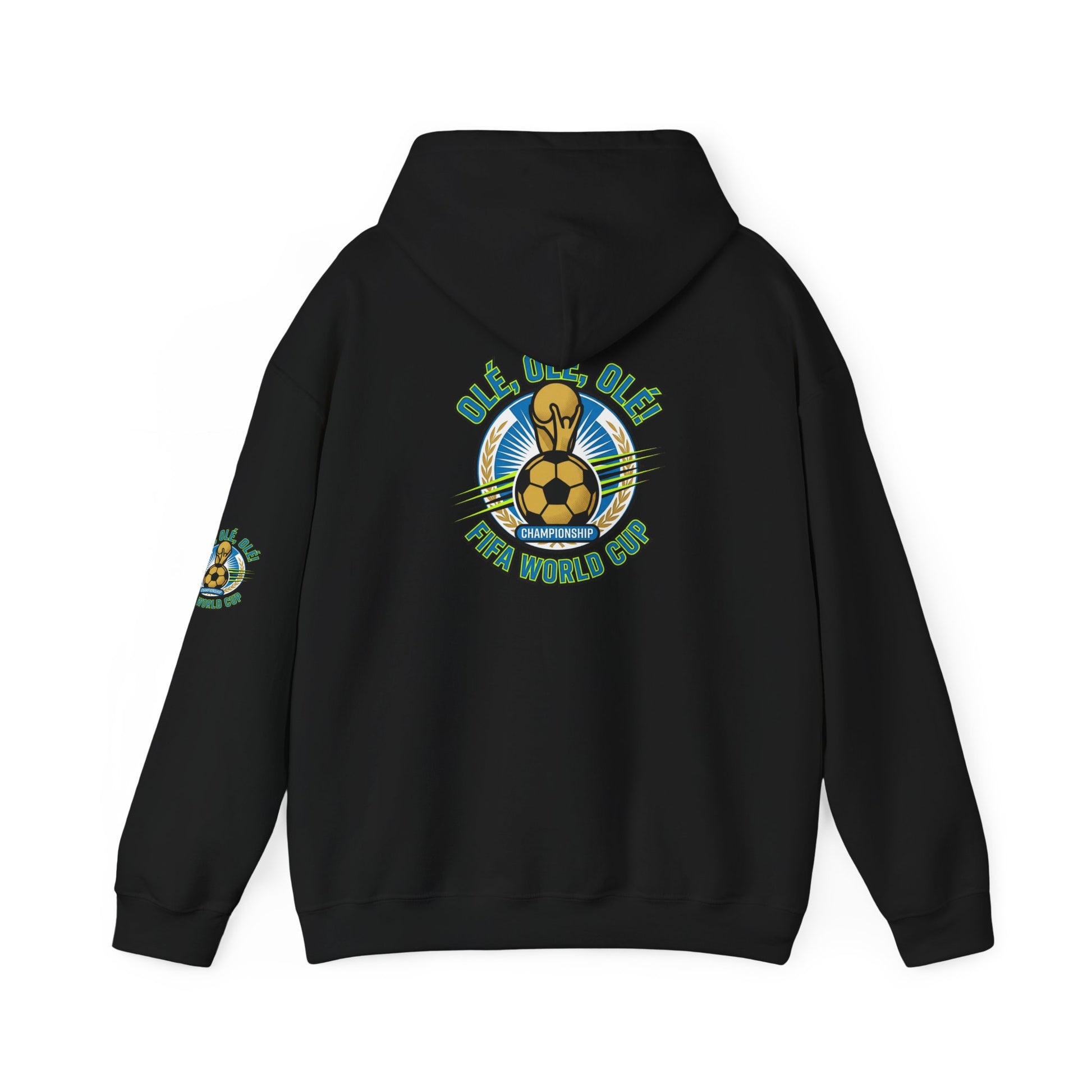 Soccer Champions Graphic Hoodie — World Cup Vintage Trophy Design Hoodie - Trending Novelties & Gifts