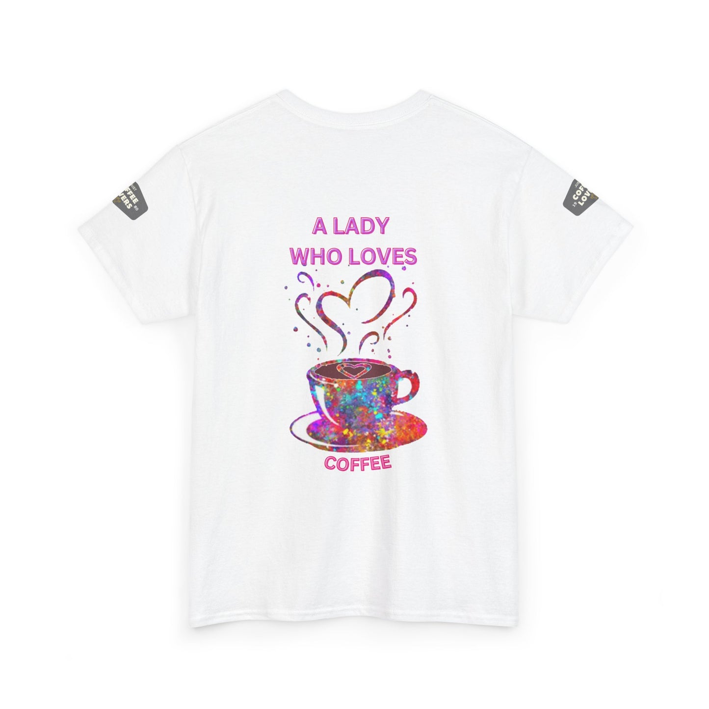 Coffee Lover Cotton Tee - For Women Who Love Coffee