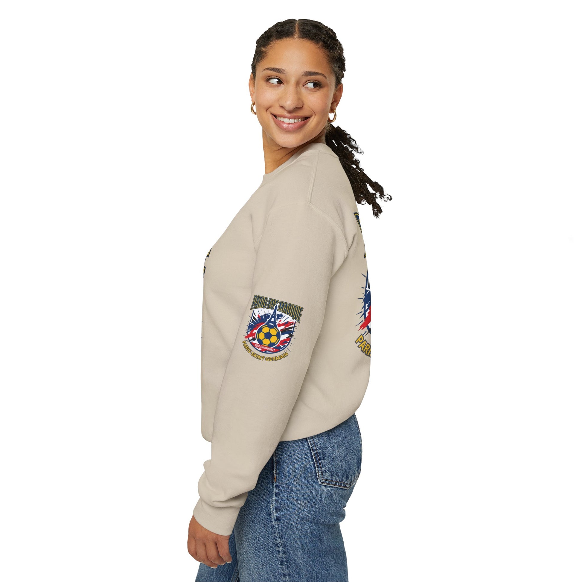 Paris Saint Germain Soccer Crest Sweatshirt | Paris Saint Germain soccer fans Sweatshirt - Trending Novelties & Gifts