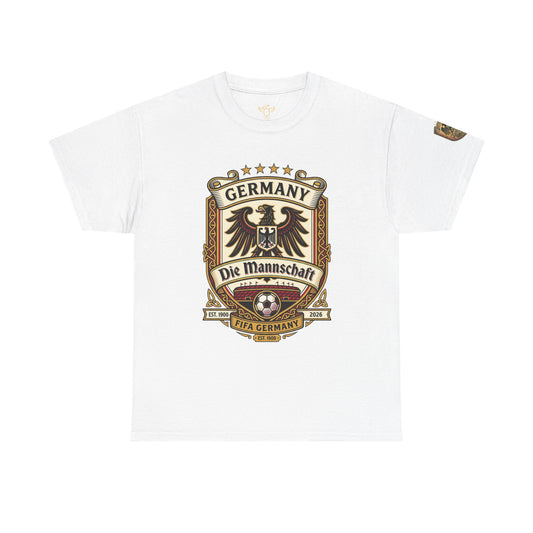 Germany Soccer Crest T-Shirt – "Die Mannschaft" Football Jersey Tee