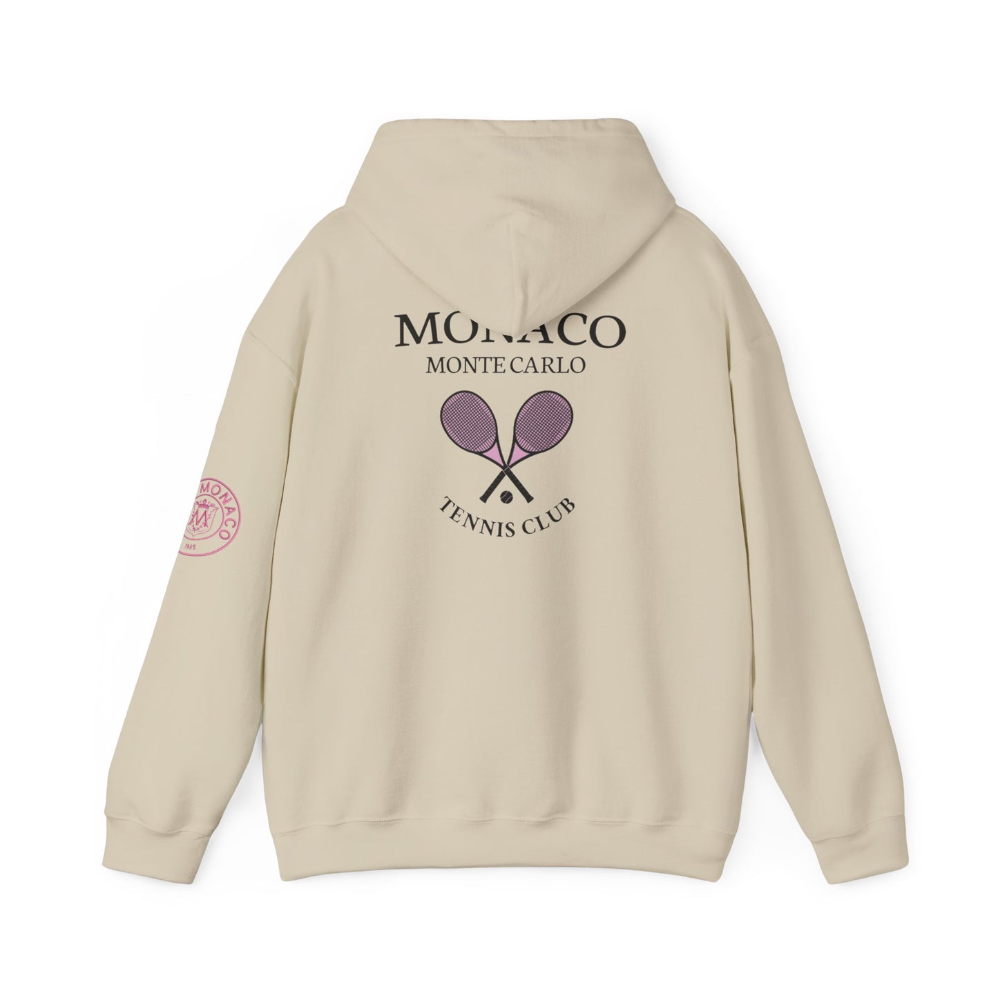 Monaco Monte Carlo Tennis Club Hoodie – Vintage Racket Logo Pullover