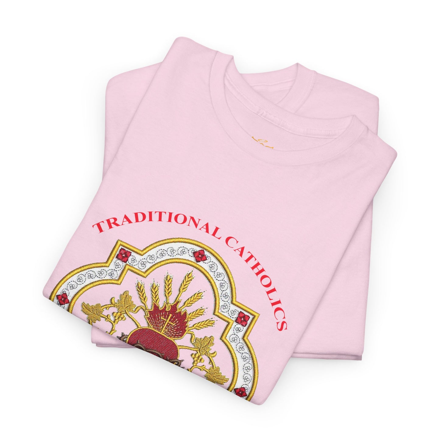 Sacred Heart Catholic Tee — Traditional Devotional Graphic T-Shirt (CT)