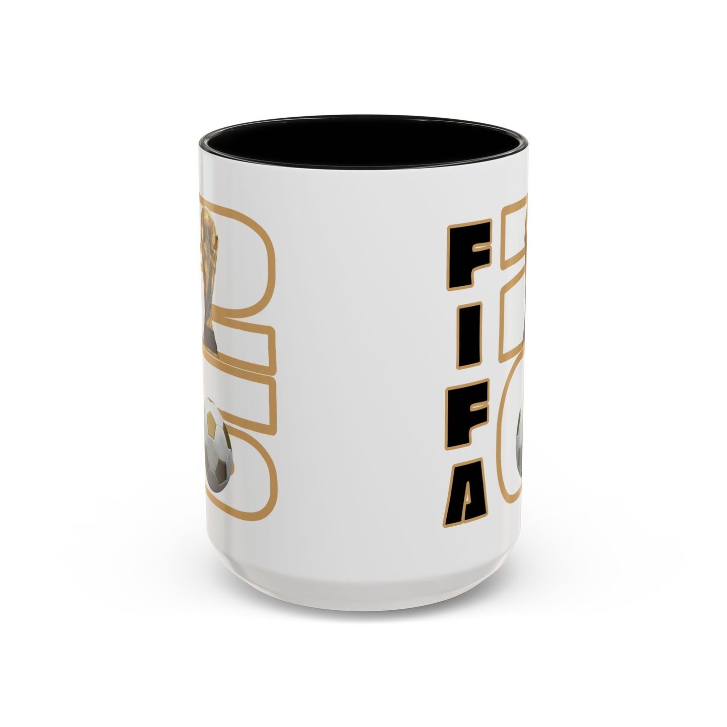 FIFA World Cup '26 Coffee Mug — Soccer Trophy & Ball Graphic 11/15oz