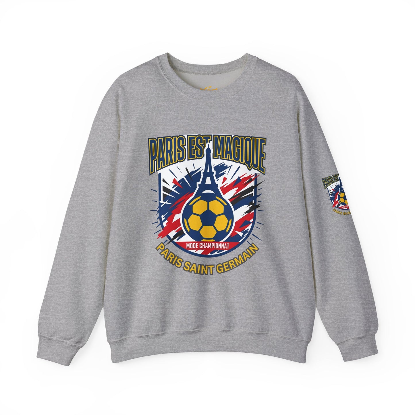 Paris Saint Germain Soccer Crest Sweatshirt | Paris Saint Germain soccer fans Sweatshirt - Trending Novelties & Gifts