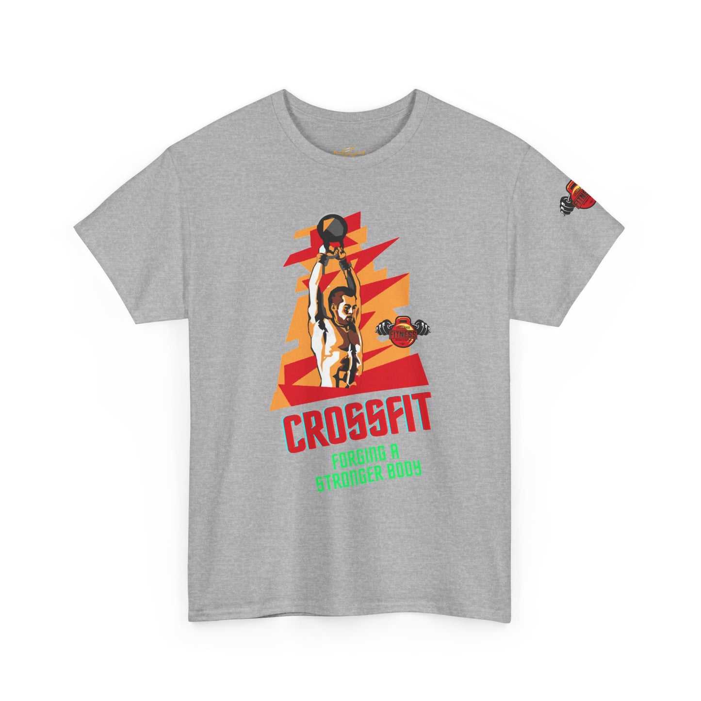 Fitness Quotes Cotton Tee for Crossfit Enthusiasts. FQT (n)