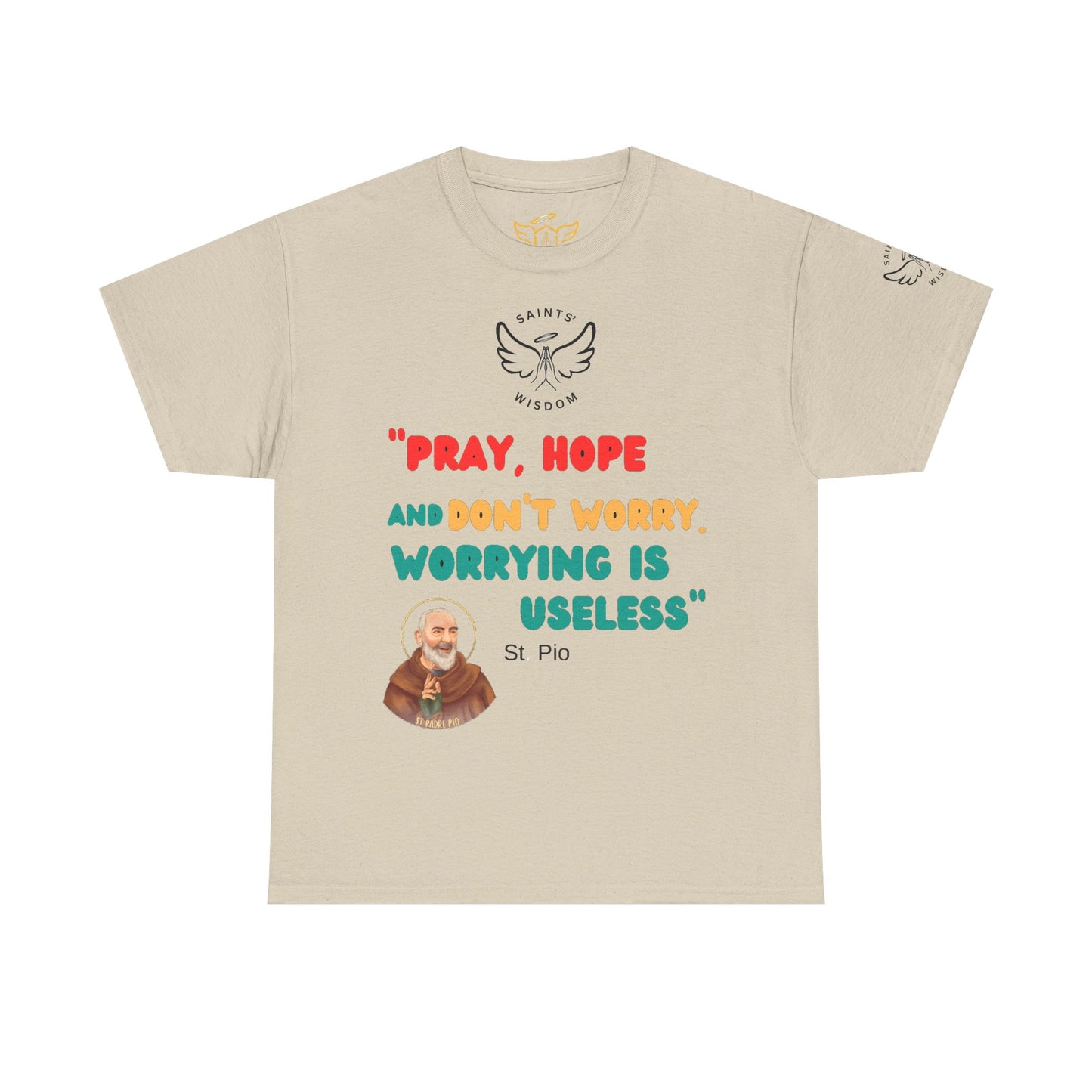 St Padre Pio Quote T-Shirt (CT)