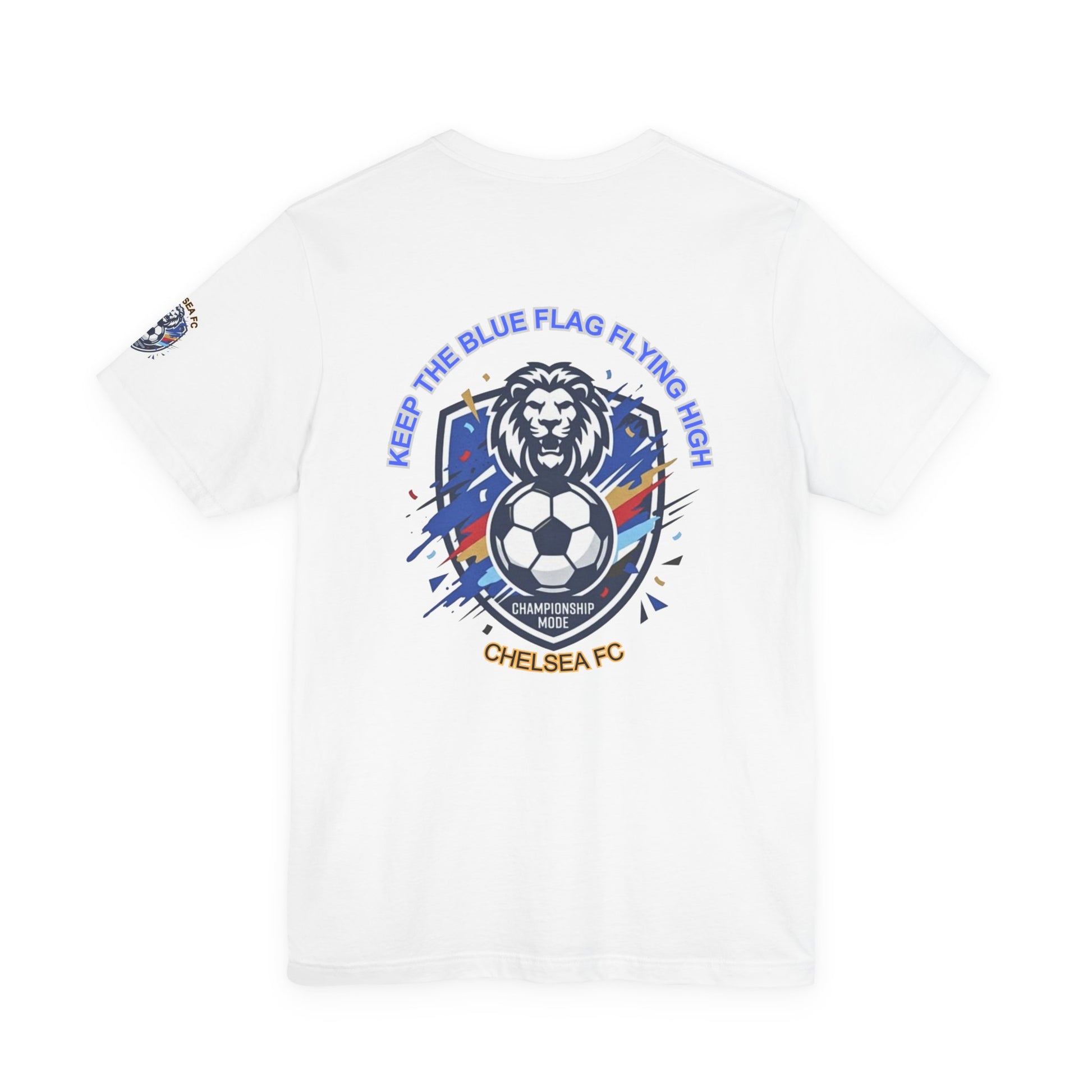 Keep the Blue Flag Flying High Tee | Retro Soccer, Chelsea Pride - Trending Novelties & Gifts