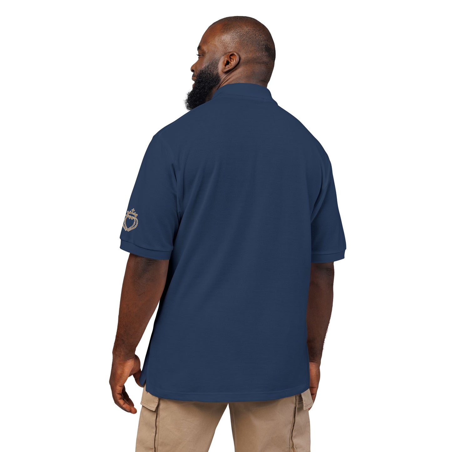 Catholic Tee - Traditional Catholic Men's Embroidered Insignia Polo Shirt (CT)