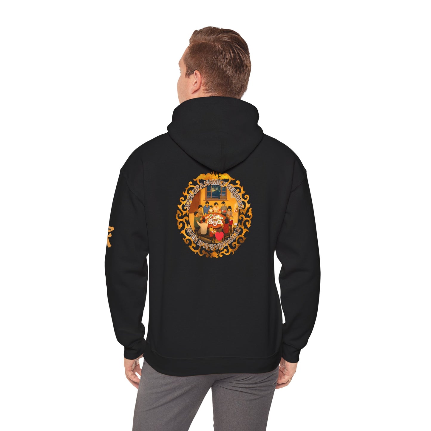 Chinese New Year Hoodie — Golden Lunar Family Celebration Novelty Tee