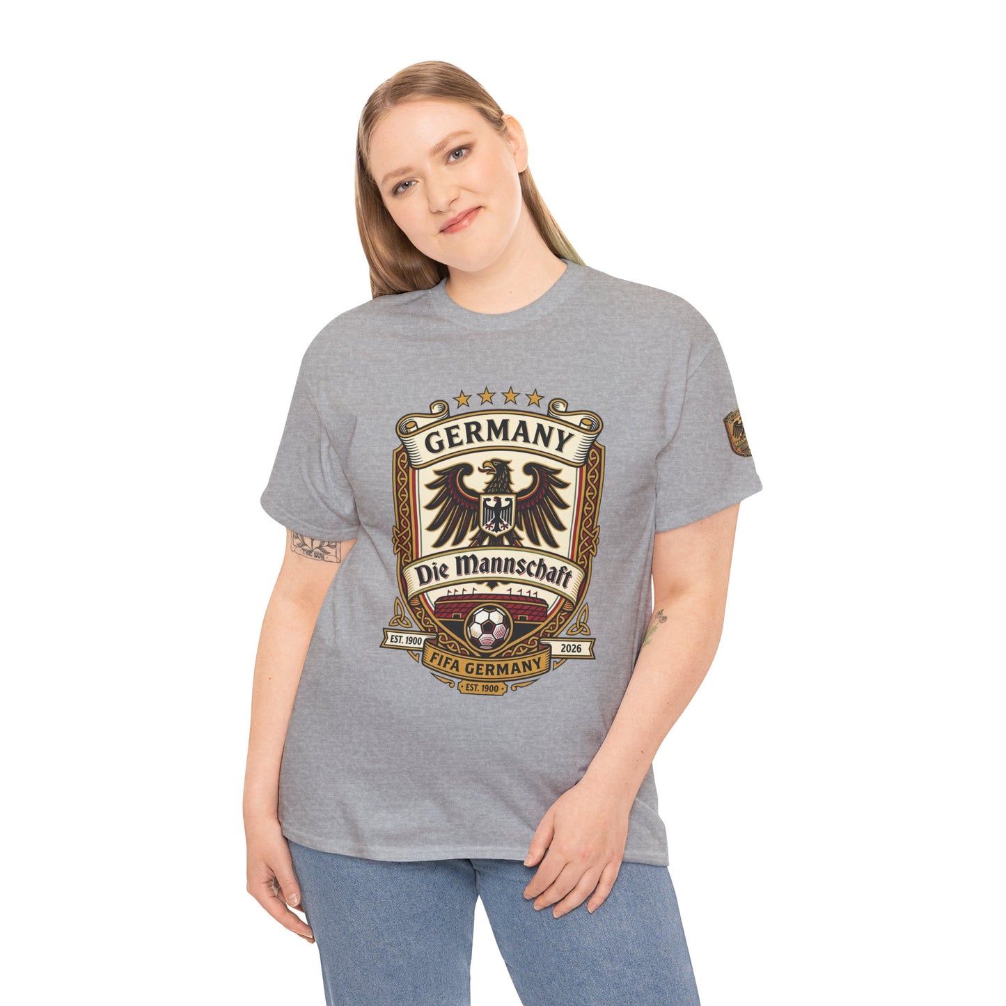 Germany Soccer Crest T-Shirt – "Die Mannschaft" Football Jersey Tee