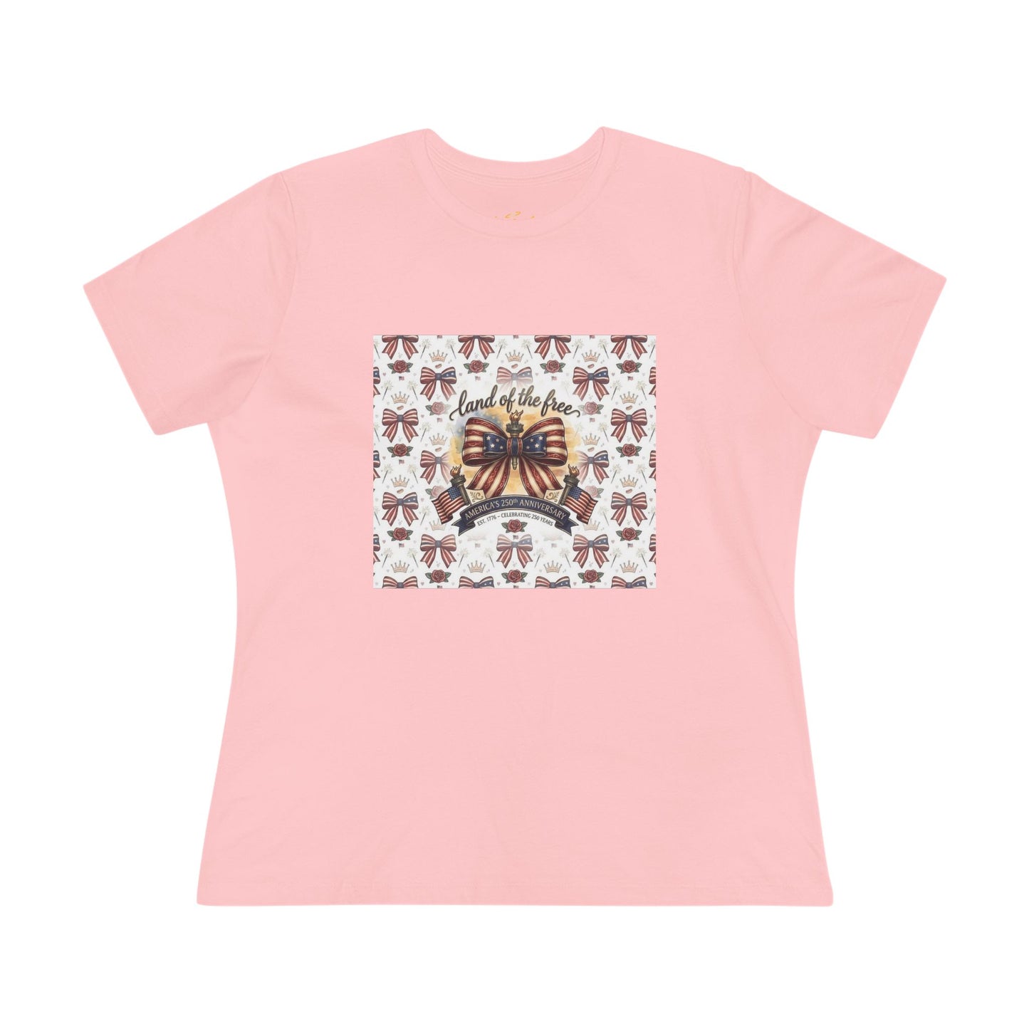 USA 250th Anniversary Patriotic Bow Women's Tee - Trending Novelties & Gifts