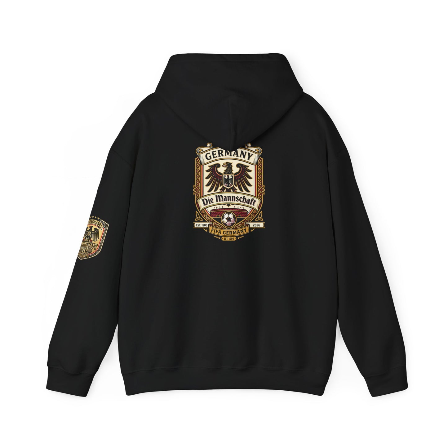 Germany Soccer Die Mannschaft Crest Hoodie – Vintage Germany Soccer Crest Pullover