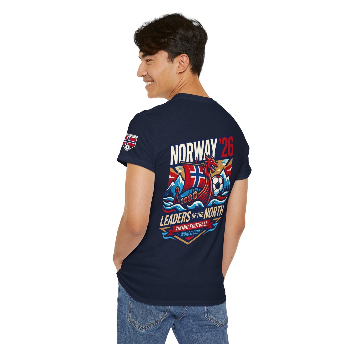 Leaders of the North: Norway '26 Soccer Fan Tee