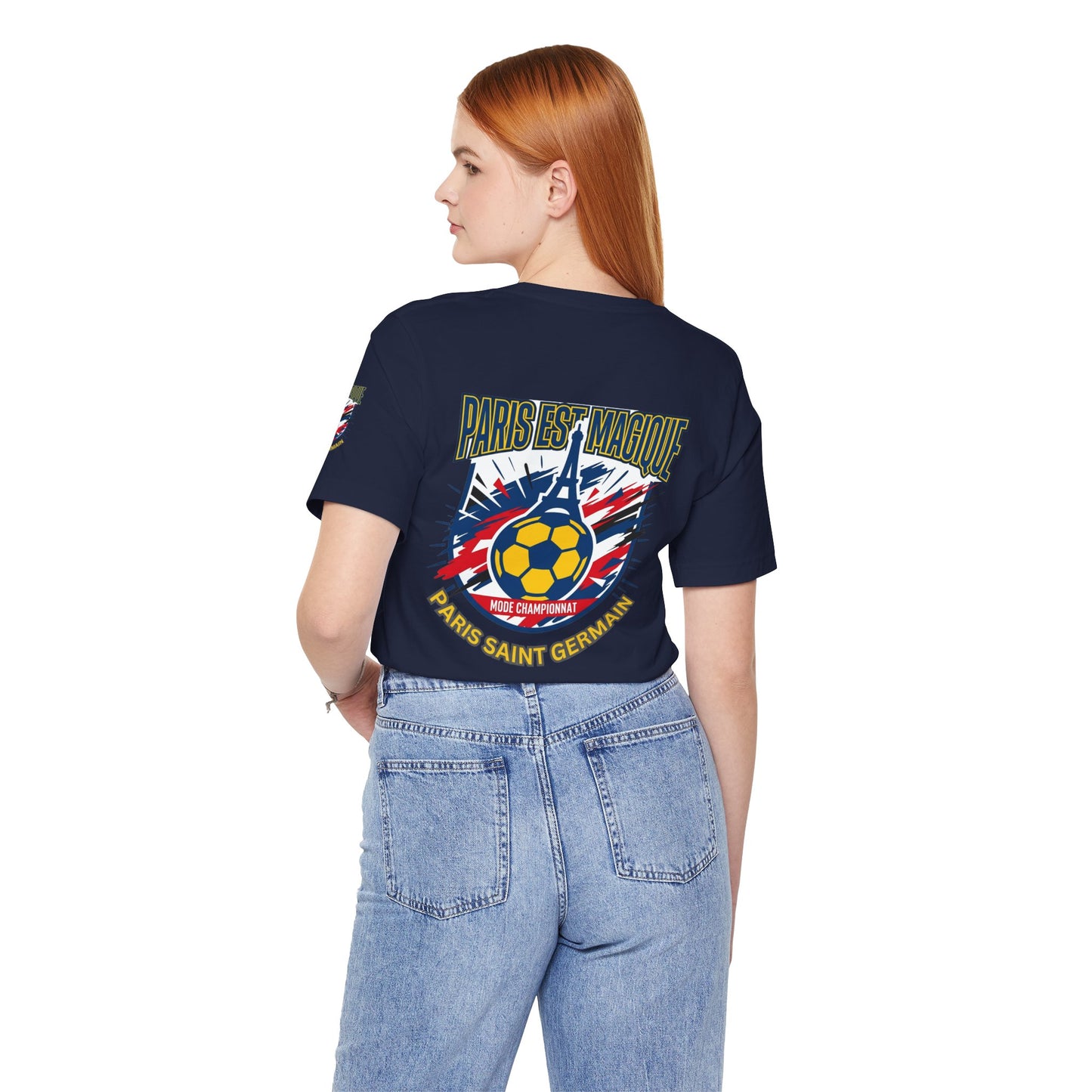 Paris-inspired Soccer Crest Tee | Paris Saint Germain Soccer Fan T-shirt - Trending Novelties & Gifts