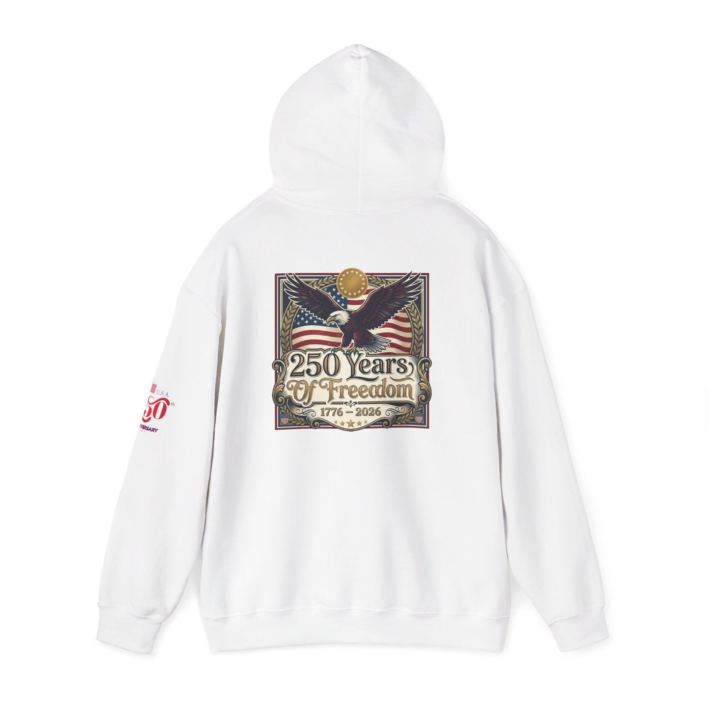 USA 250th ANNIVERSARY Hoodie — America 250 years Anniversary Patriotic Sweatshirt - Trending Novelties & Gifts