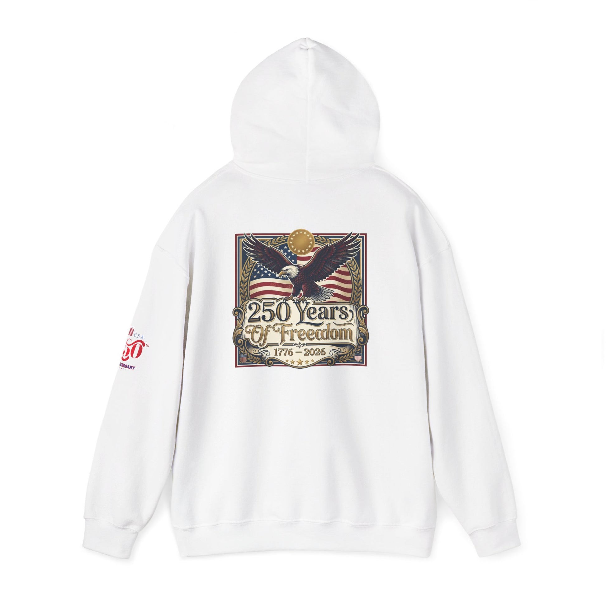USA 250th ANNIVERSARY Hoodie — America 250 years Anniversary Patriotic Sweatshirt - Trending Novelties & Gifts