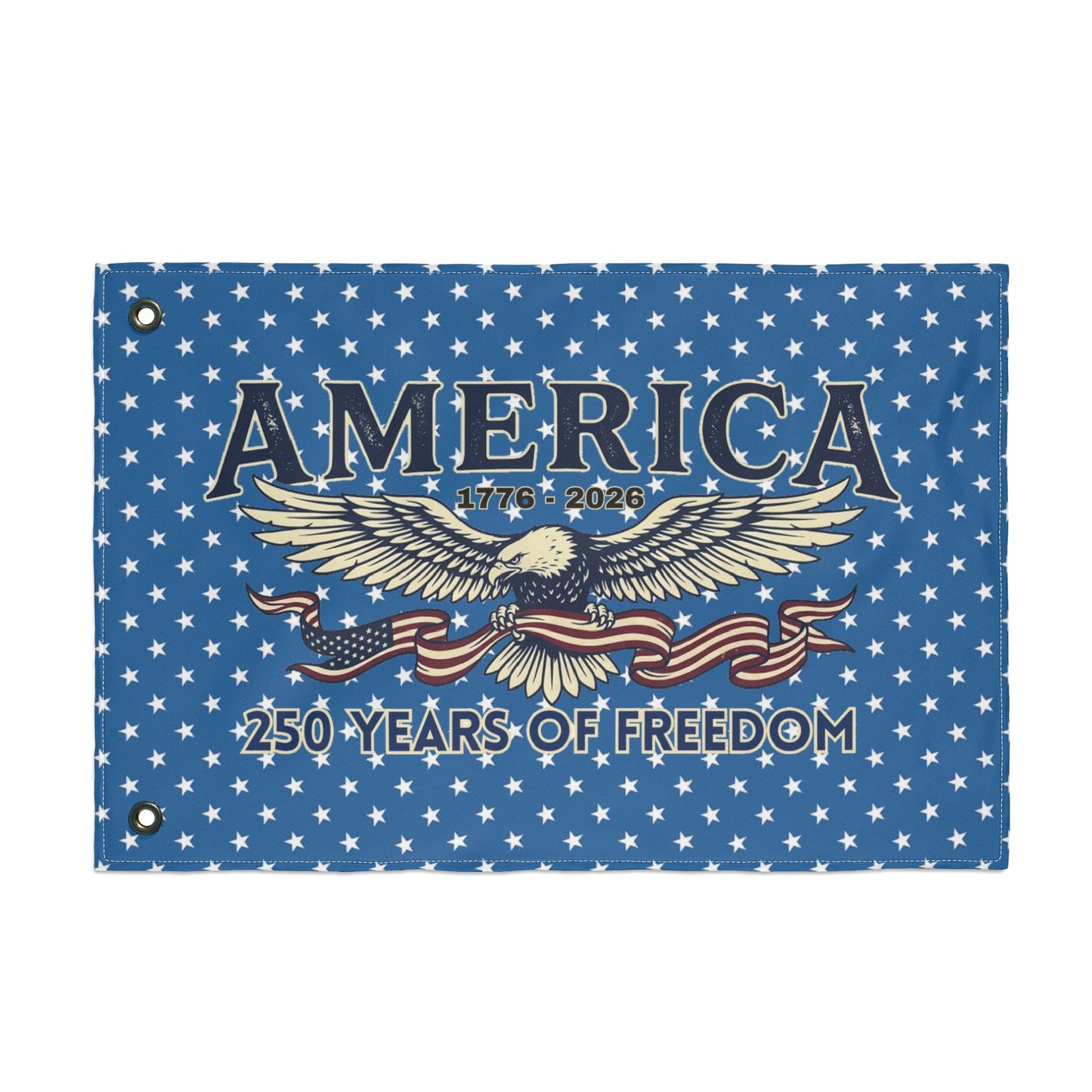 America 250 Years of Freedom Double-Sided Flag with Eagle | USA 250th ANNIVERSARY Double-Sided Flag - Trending Novelties & Gifts