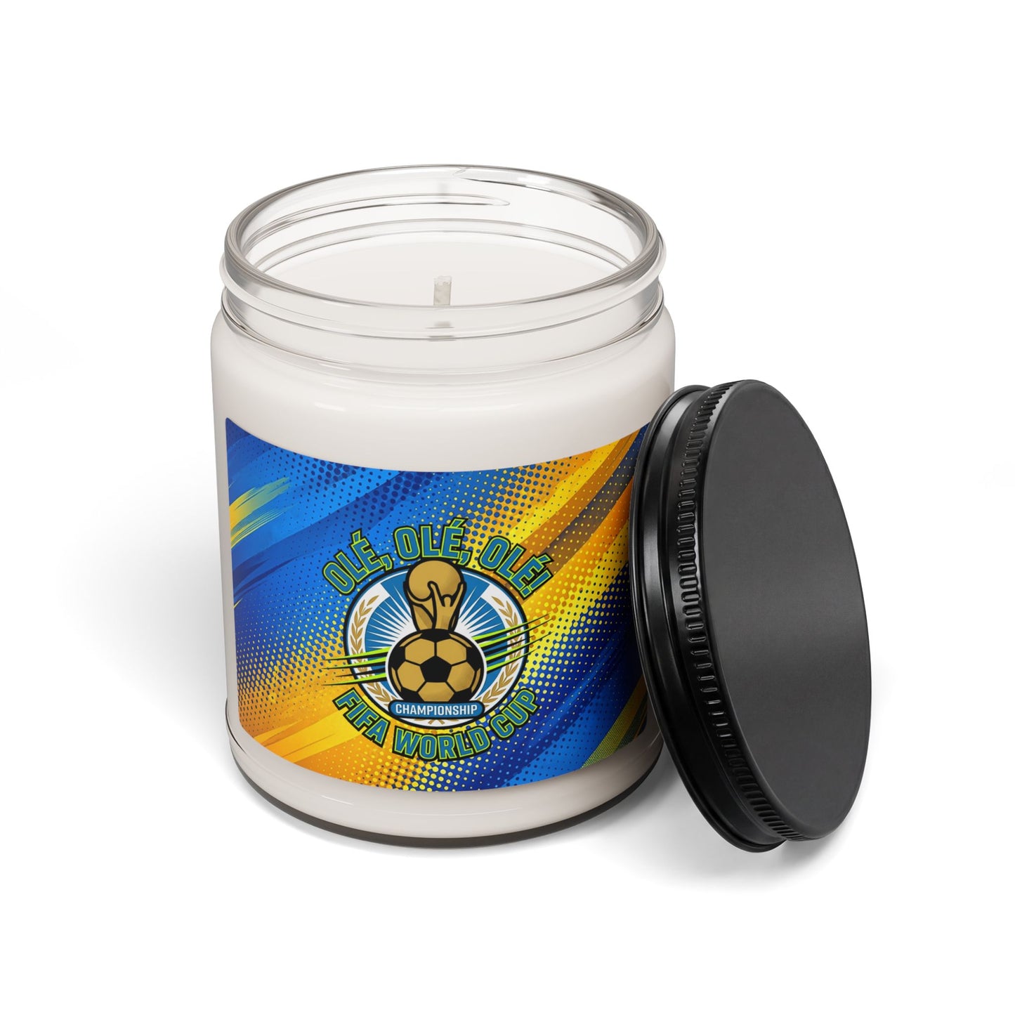 WORLD CUP SOCCER '26 Fans Scented Candle | WORLD CUP 'Ole Ole Ole' Fan Scented Candle (9oz) - Trending Novelties & Gifts