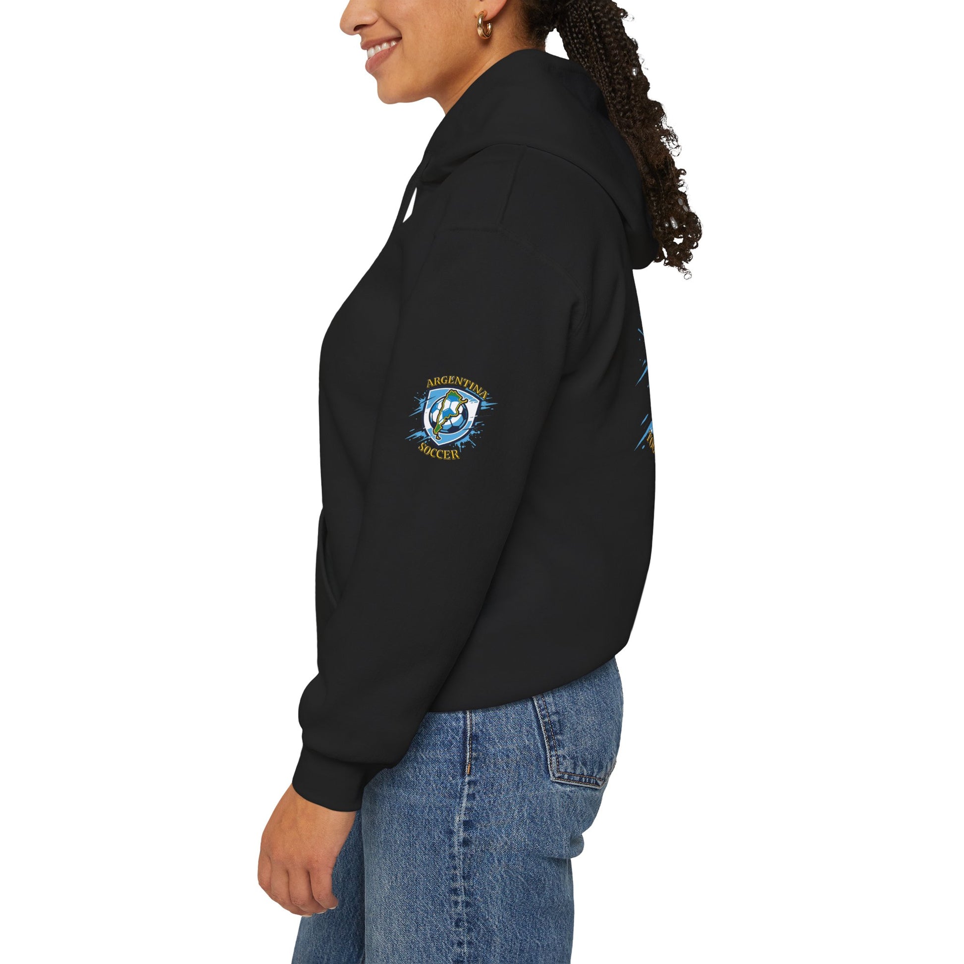 Argentina Soccer Hoodie – Vamos Argentina Crest "Together for a Dream" Fan Hoodie - Trending Novelties & Gifts