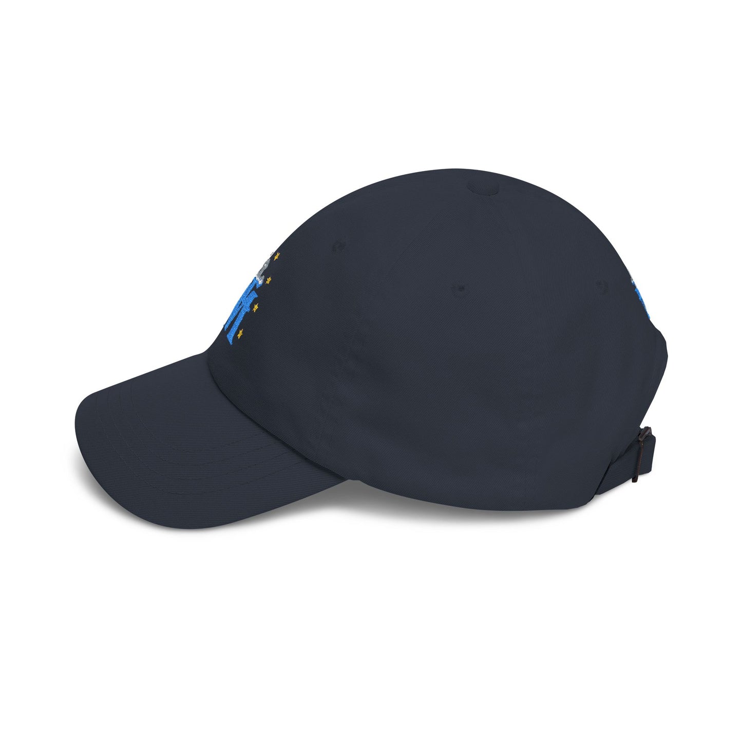 Marian 'M' Embroidered Cap — Blue Marian Monogram Cap (EM)