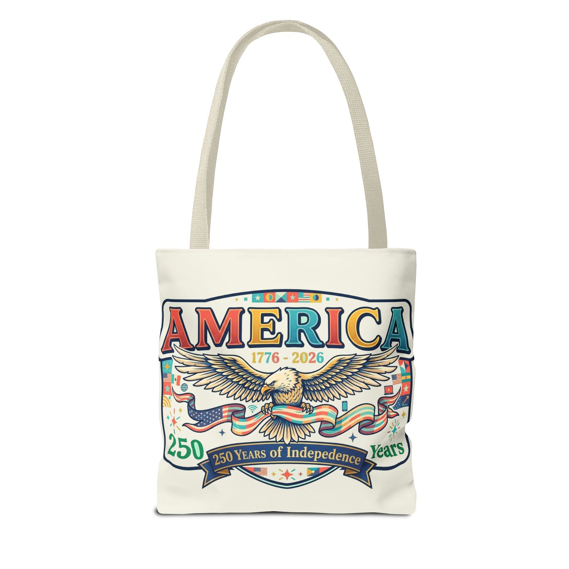 USA 250th ANNIVERSARY Tote Bag — America's 250th ANNIVERSARY Patriotic Eagle Tote - Trending Novelties & Gifts