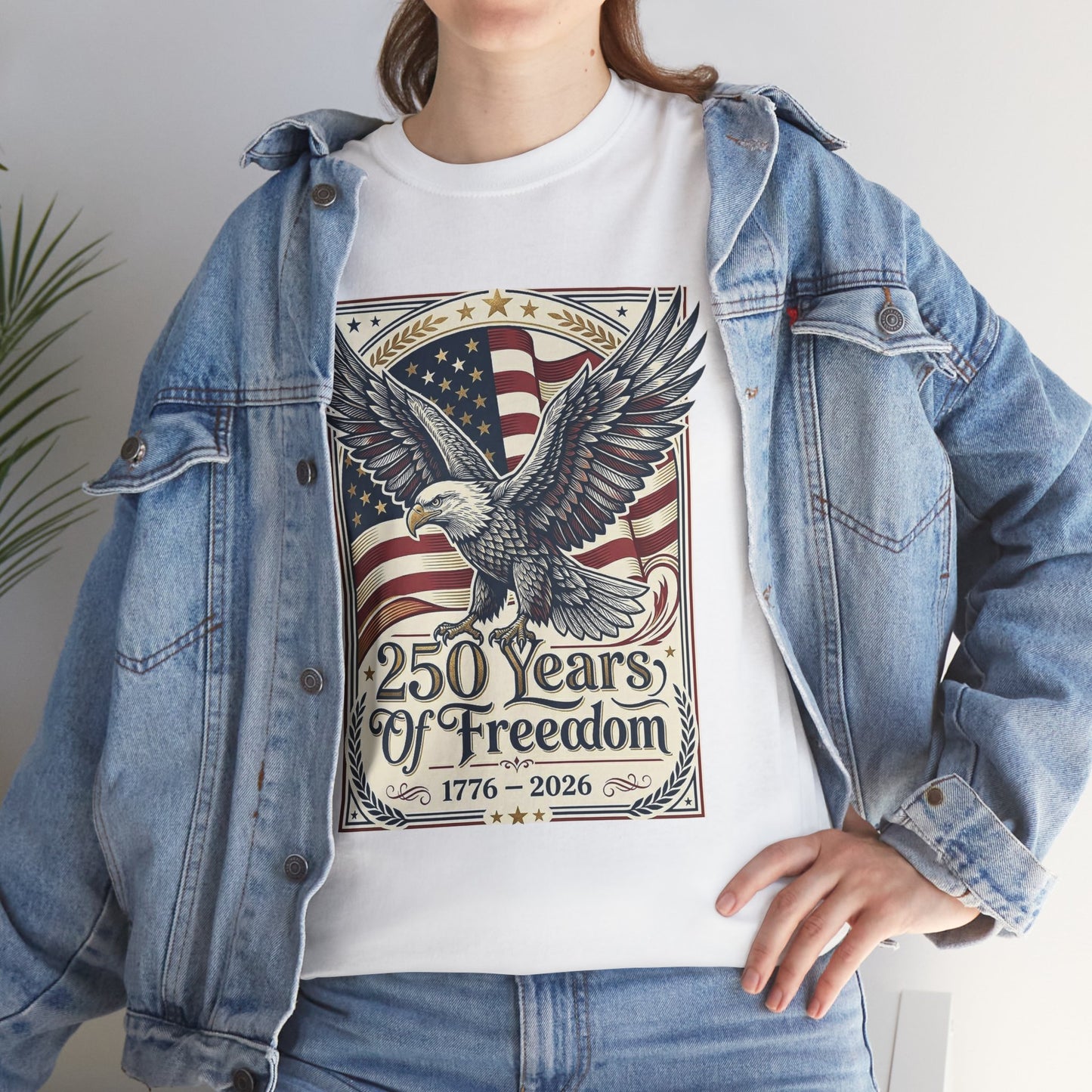 USA 250th ANNIVERSARY Eagle T-Shirt —  AMERICA'S 250 Years ANNIVERSARY of Freedom Tee - Trending Novelties & Gifts