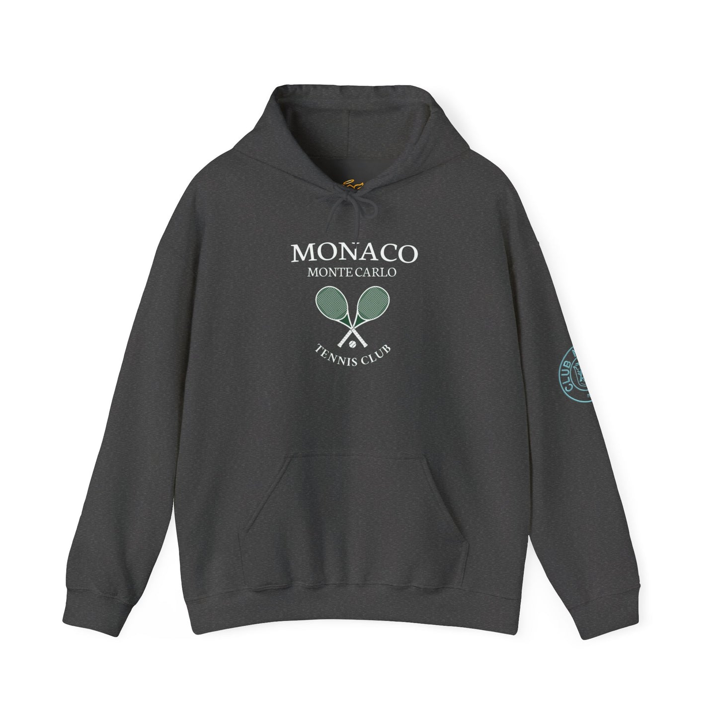 Monaco Monte Carlo Tennis Club Hoodie — Casual Sportswear for Players & Fans.