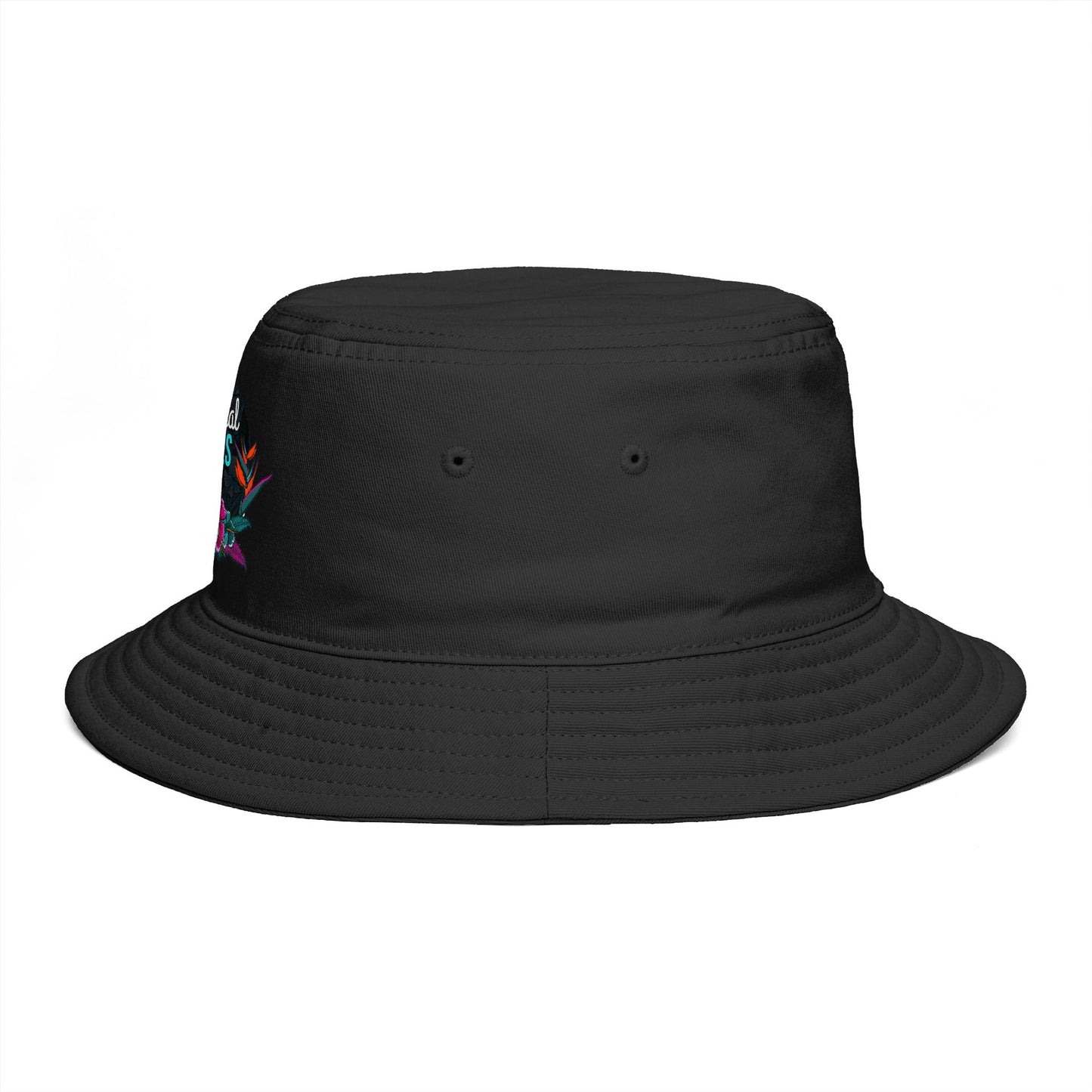 SummerBucket Hat — Tropical Vibes Embroidered Floral Beach Hat - Trending Novelties & Gifts