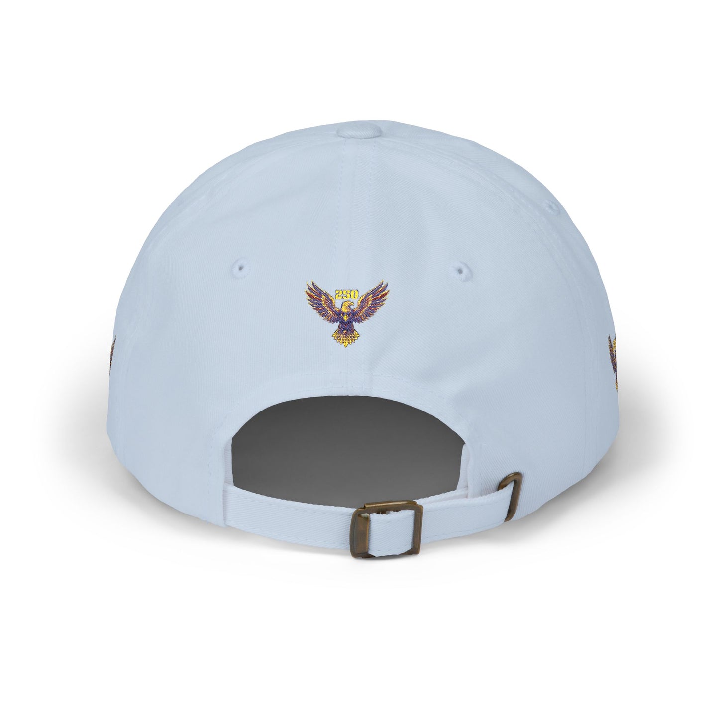 Embroidered Eagle Dad Cap — Vintage Patriot Baseball Cap (USA 250th)