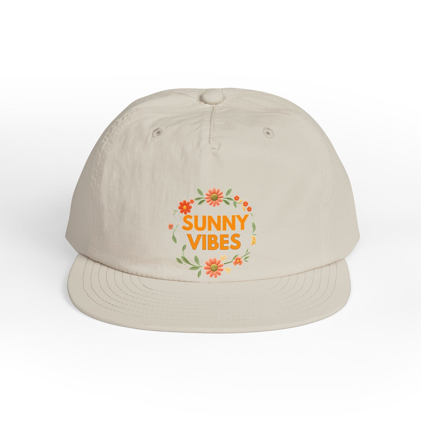 Sunny Vibes Surf Cap — Summer Floral Beach Hat - Trending Novelties & Gifts