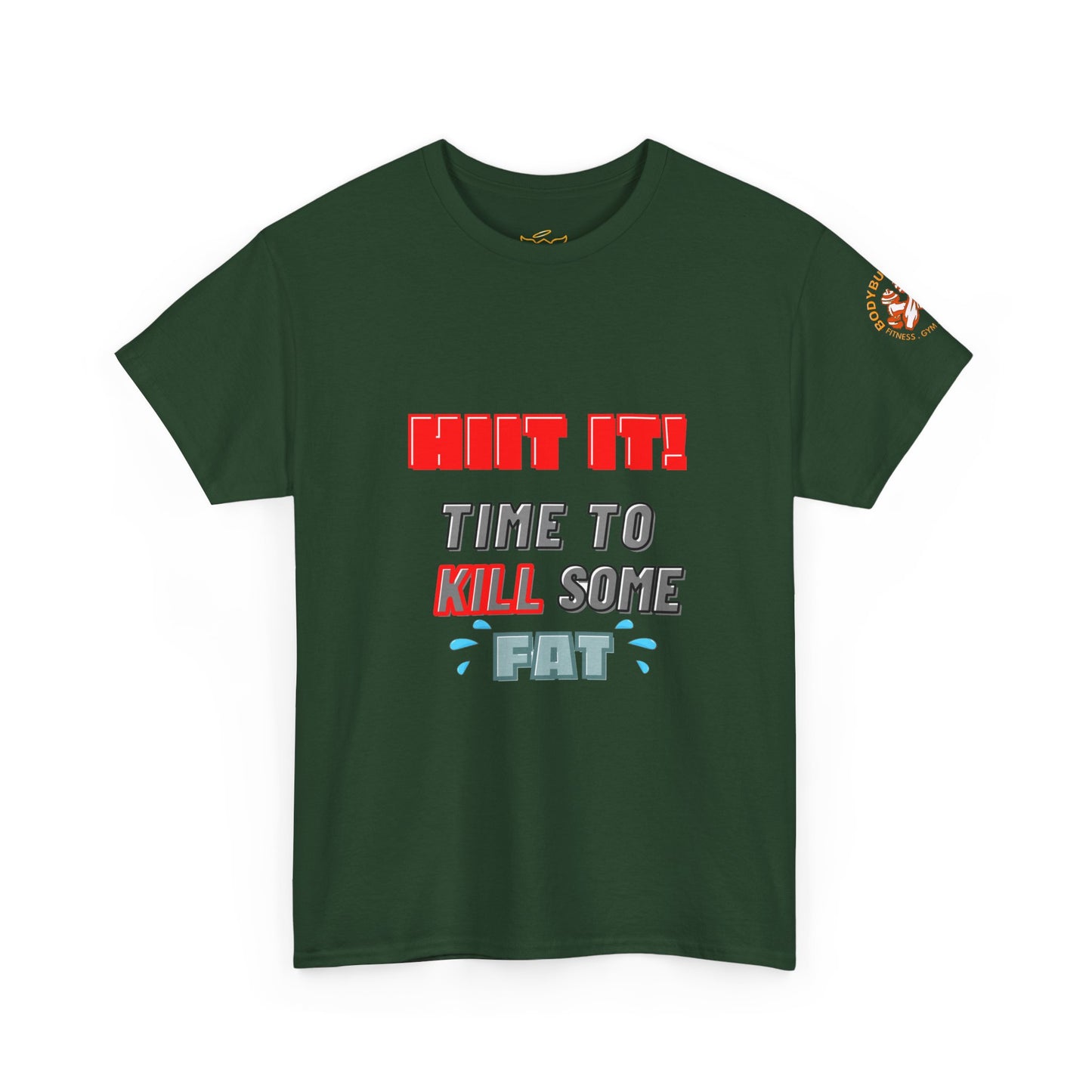 Fitness Quotes Unisex Cotton Tee for HIIT enthusiasts. FQT