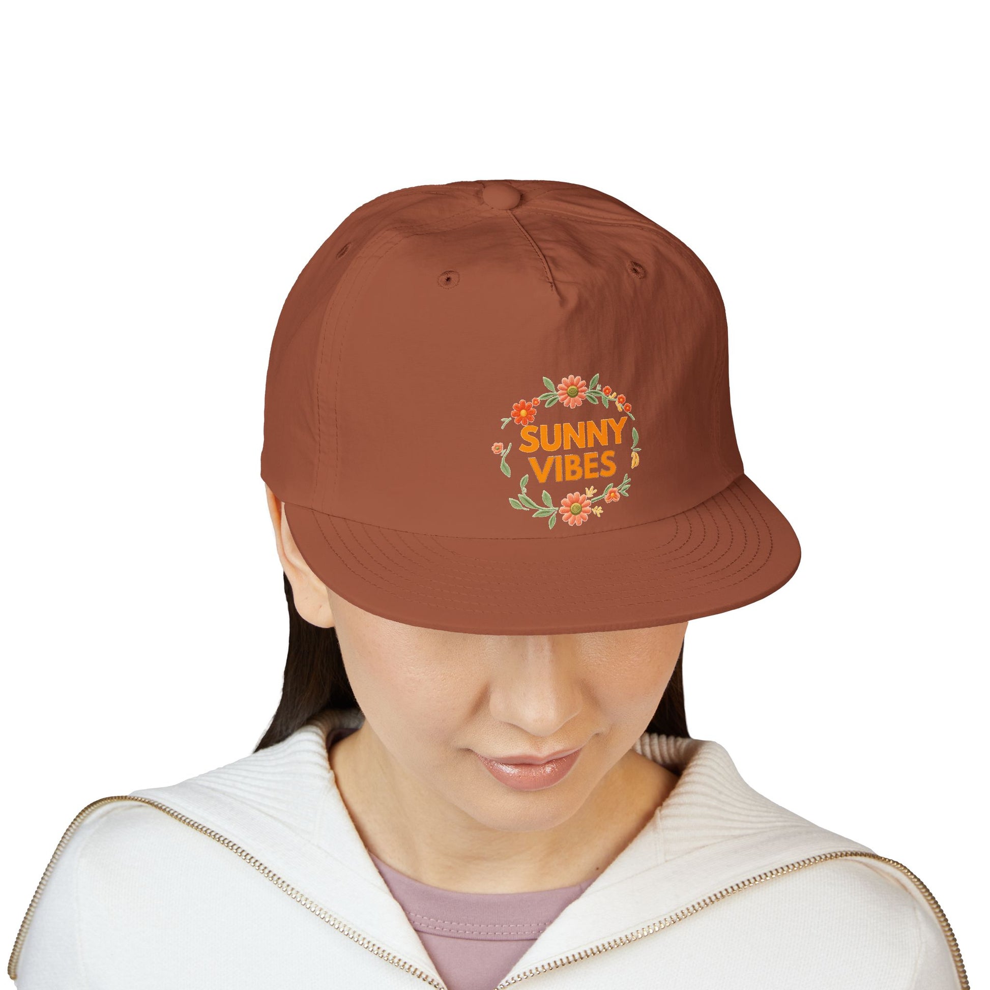 Sunny Vibes Surf Cap — Summer Floral Beach Hat - Trending Novelties & Gifts