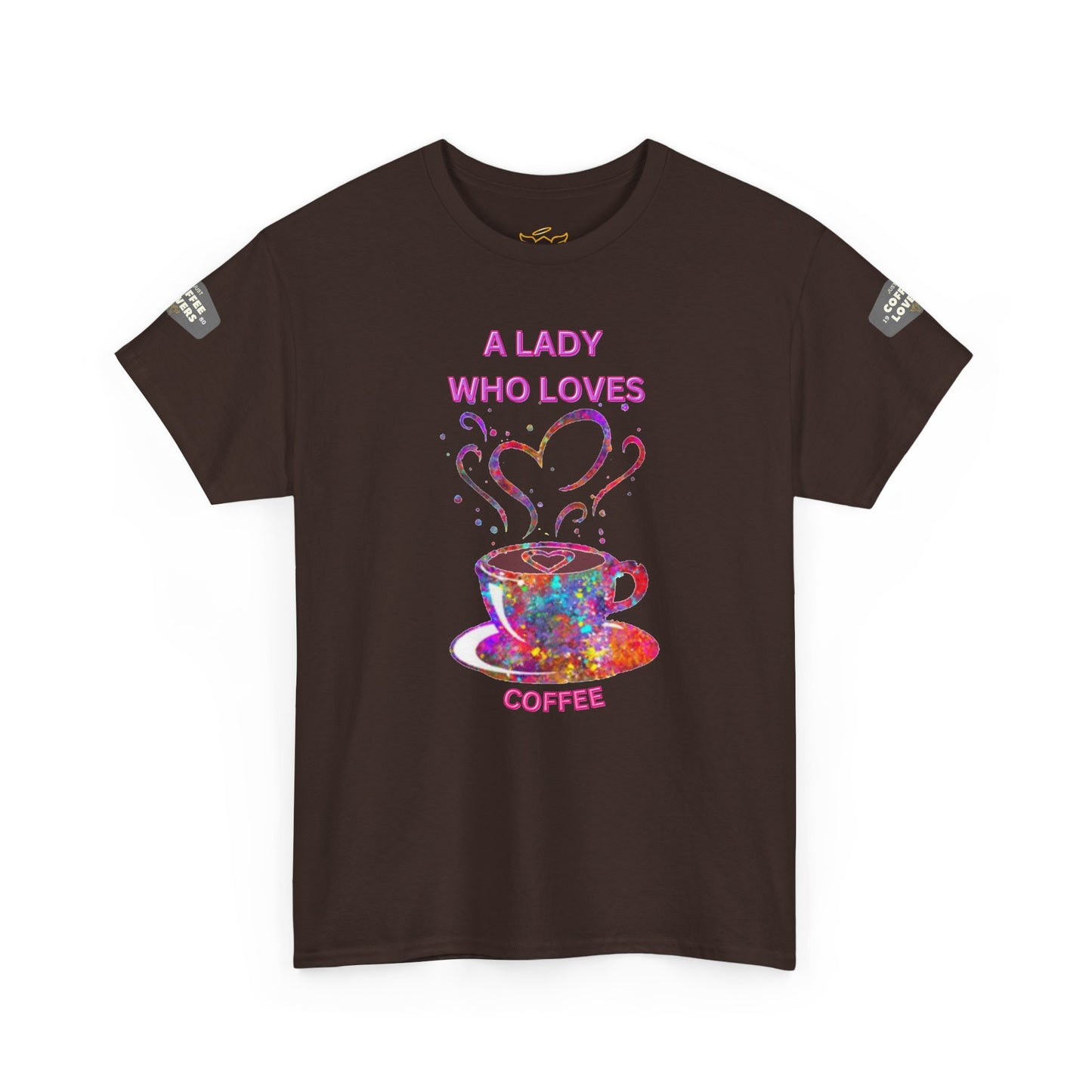 Coffee Lover Cotton Tee - For Women Who Love Coffee