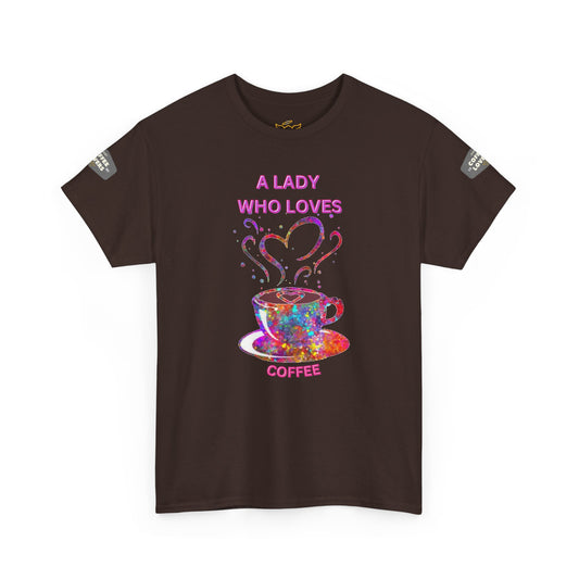 Coffee Lover Cotton Tee - For Women Who Love Coffee