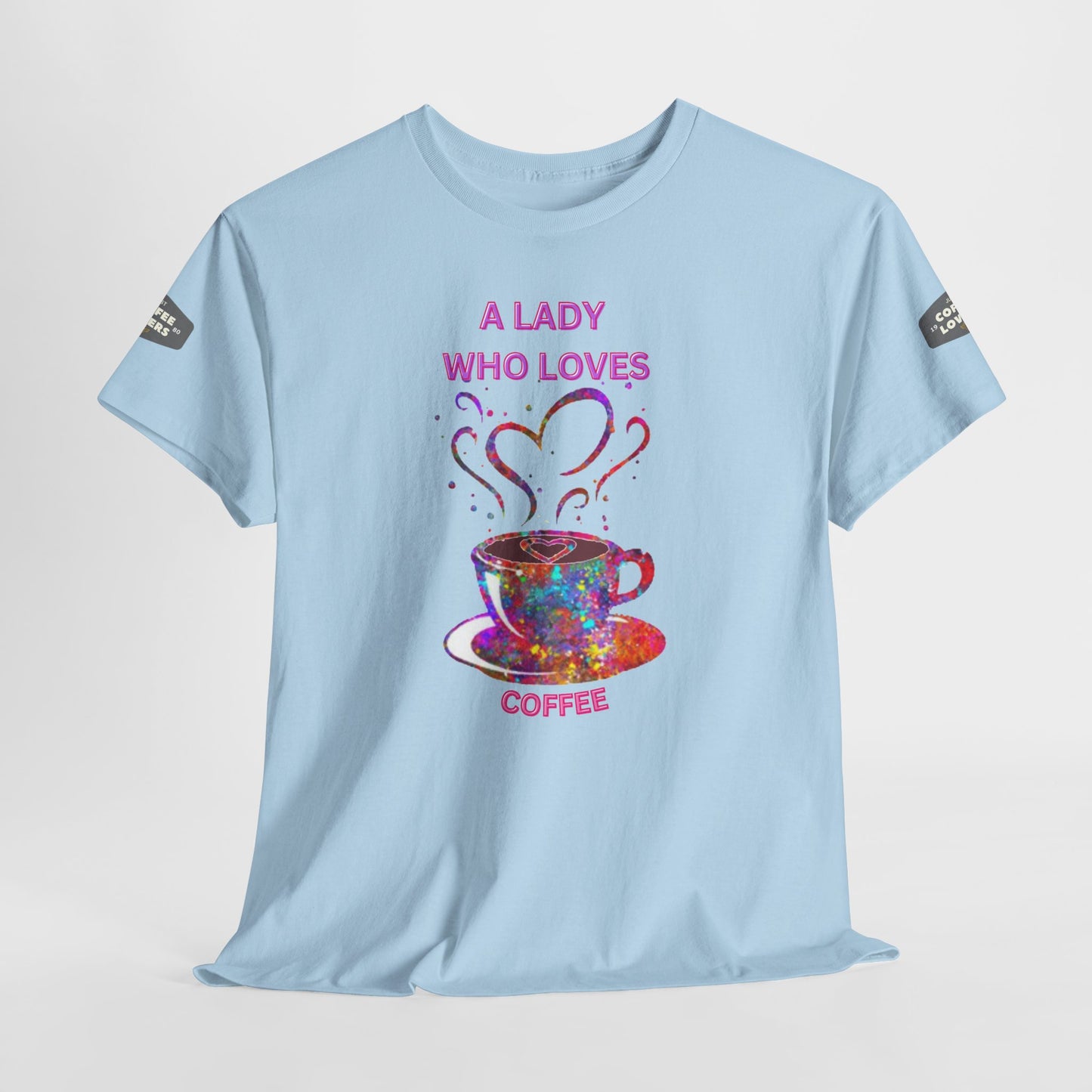 Coffee Lover Cotton Tee - For Women Who Love Coffee