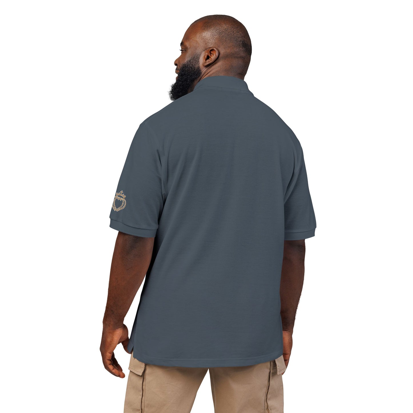 Catholic Tee - Traditional Catholic Men's Embroidered Insignia Polo Shirt (CT)