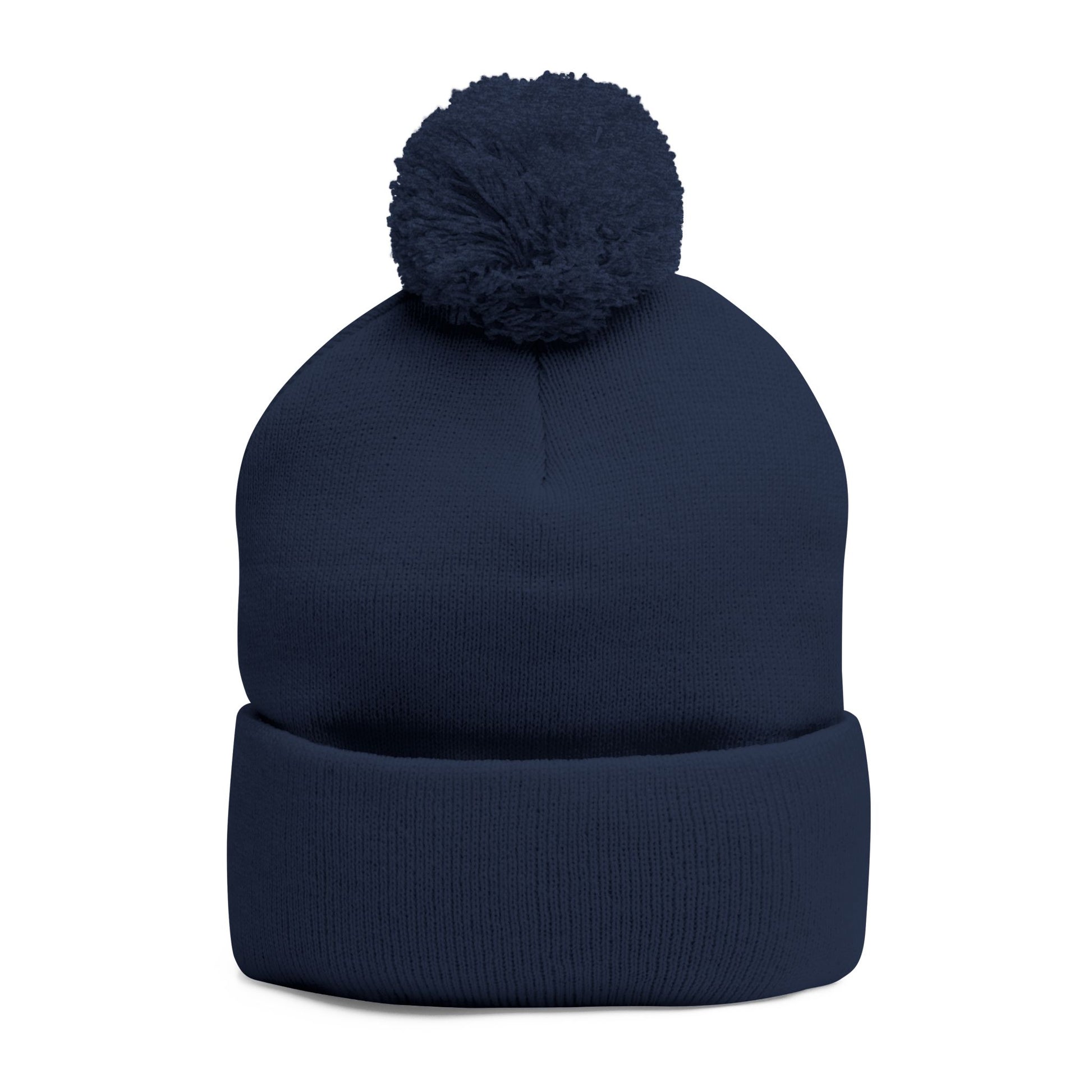 Summer Pom-Pom Beanie — "Good Vibes" Embroidered Sunflower Knit Hat - Trending Novelties & Gifts