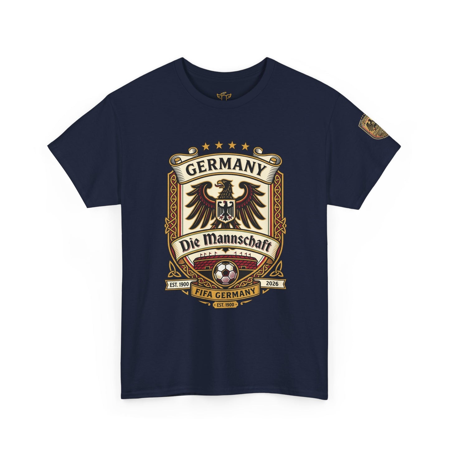 Germany Soccer Crest T-Shirt – "Die Mannschaft" Football Jersey Tee