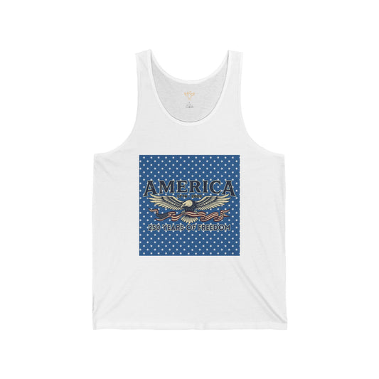 America  250 Years ANNIVERSARY Eagle Tank Top — USA 250th ANNIVERSARY Graphic Tank Top - Trending Novelties & Gifts