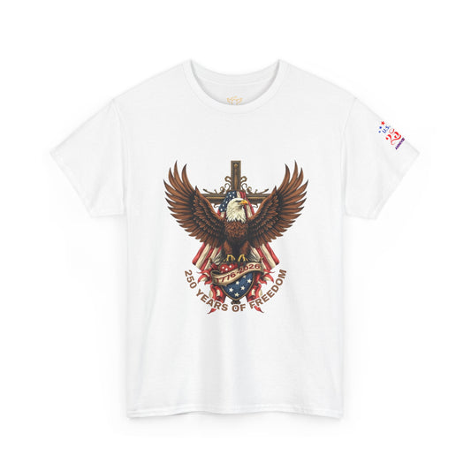 Patriotic Eagle Tee — 250 Years of Freedom Graphic T‑Shirt (USA 250th)
