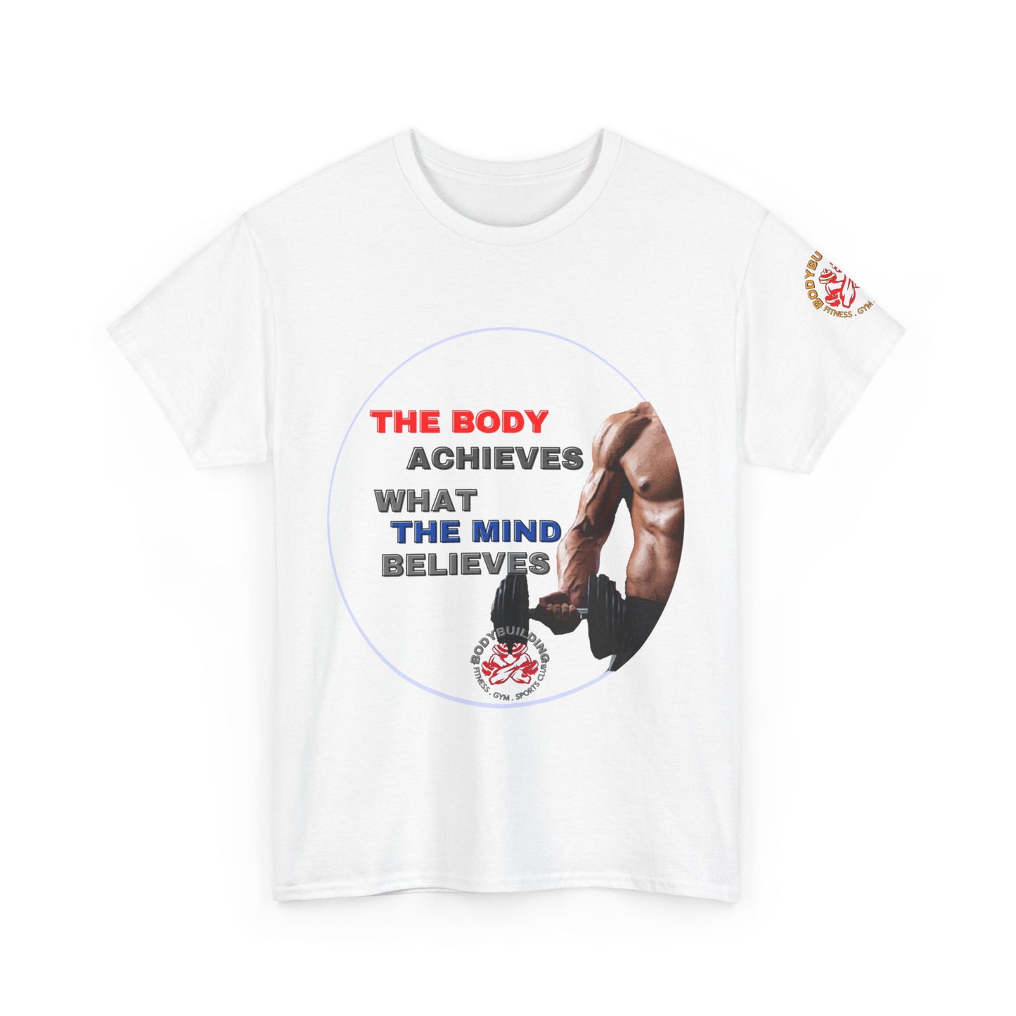 Fitness Quotes Gym Wear 2 Unisex Heavy Cotton Tee. FQT