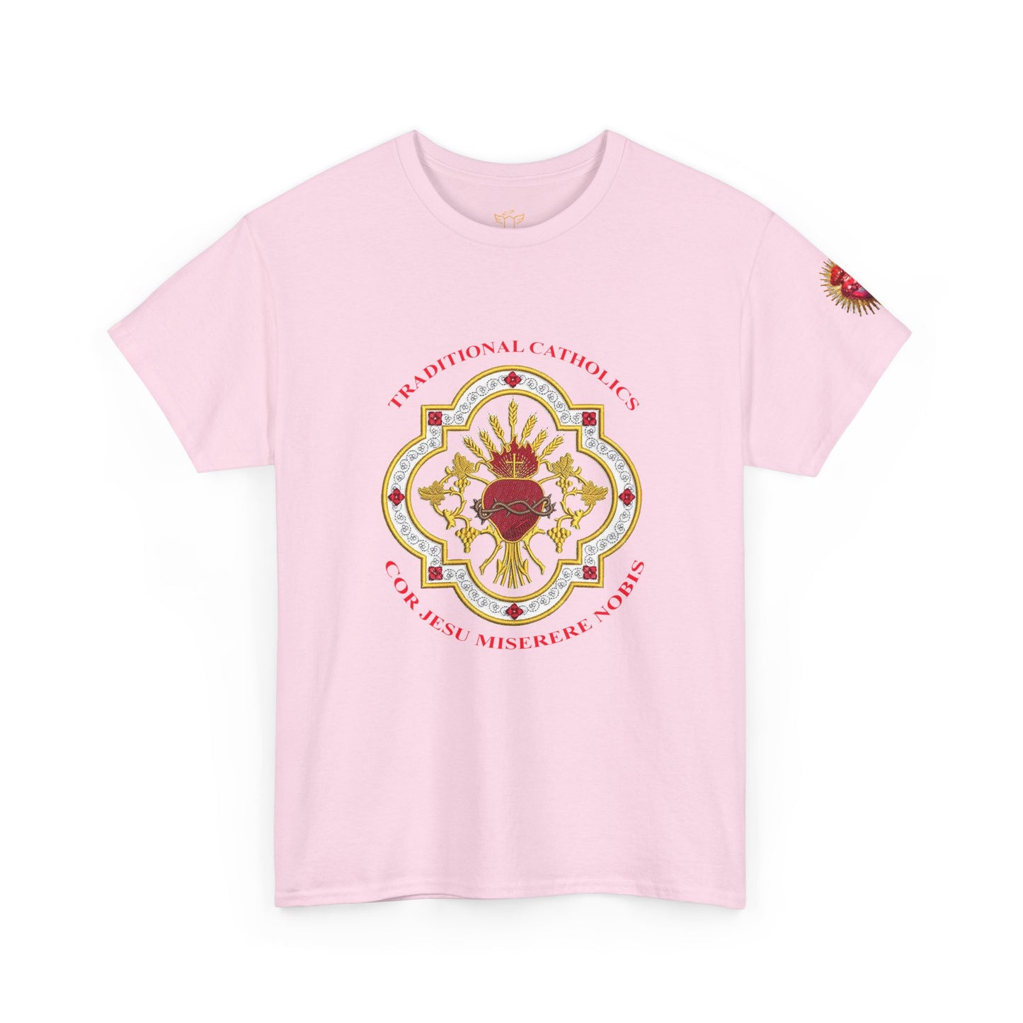 Sacred Heart Catholic Tee — Traditional Devotional Graphic T-Shirt (CT)