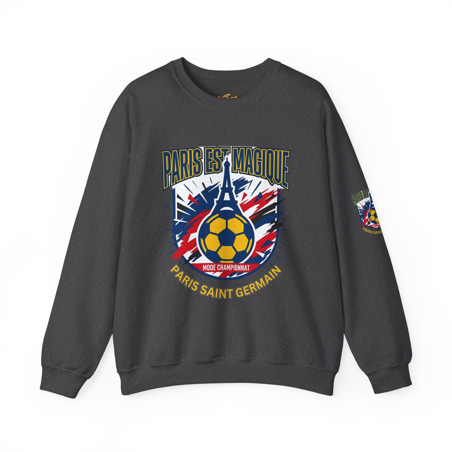 Paris Saint Germain Soccer Crest Sweatshirt | Paris Saint Germain soccer fans Sweatshirt - Trending Novelties & Gifts