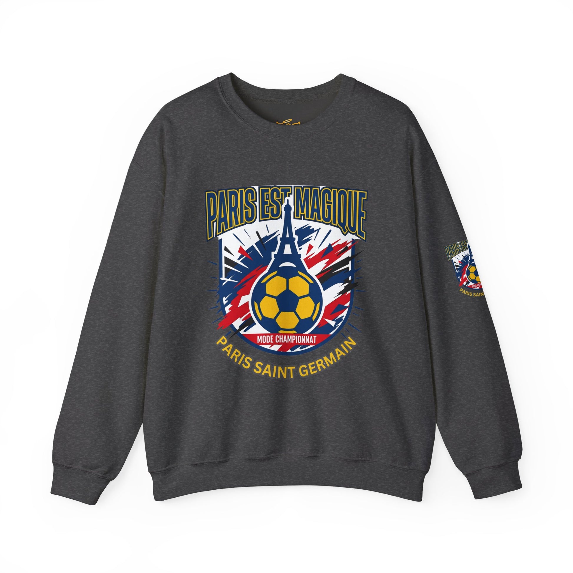 Paris Saint Germain Soccer Crest Sweatshirt | Paris Saint Germain soccer fans Sweatshirt - Trending Novelties & Gifts