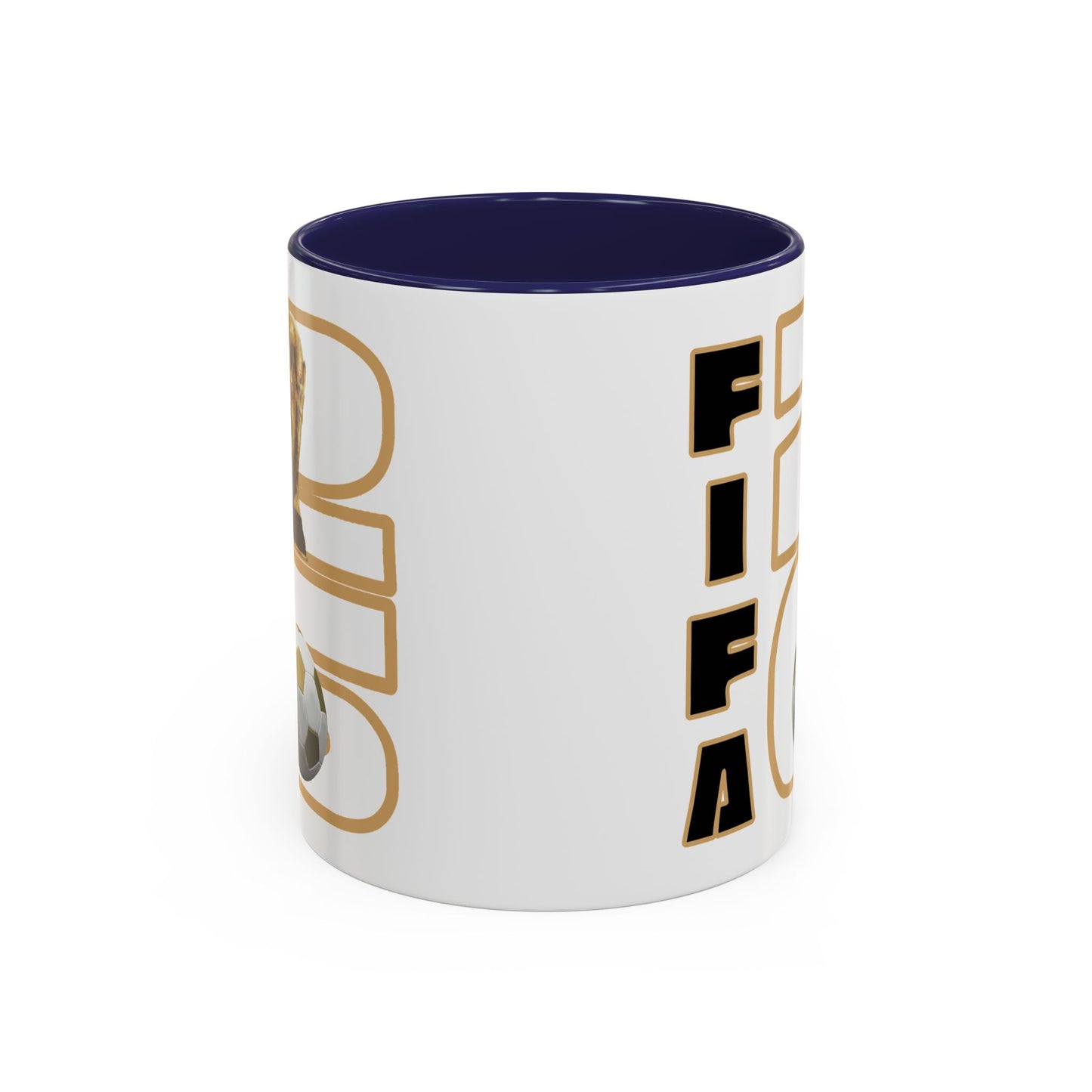 FIFA World Cup '26 Coffee Mug — Soccer Trophy & Ball Graphic 11/15oz